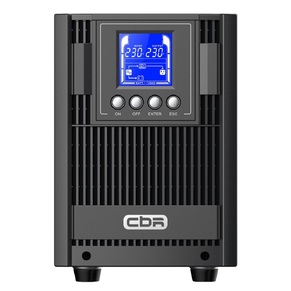 ИБП CBR ESSENCE ESN-2000 [Online 2000 VA / 2000 W, Tower, 4 x EURO, LCD, HID-USB, RS232, EPO, SNMP slot] (ESN-2KT-4F-LCHERSC)