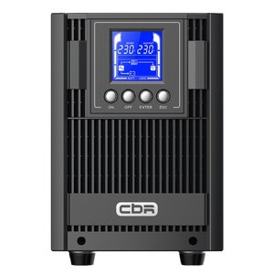 ИБП CBR ESSENCE ESN-2000 [Online 2000 VA / 2000 W, Tower, 4 x EURO, LCD, HID-USB, RS232, EPO, SNMP slot] (ESN-2KT-4F-LCHERSC)