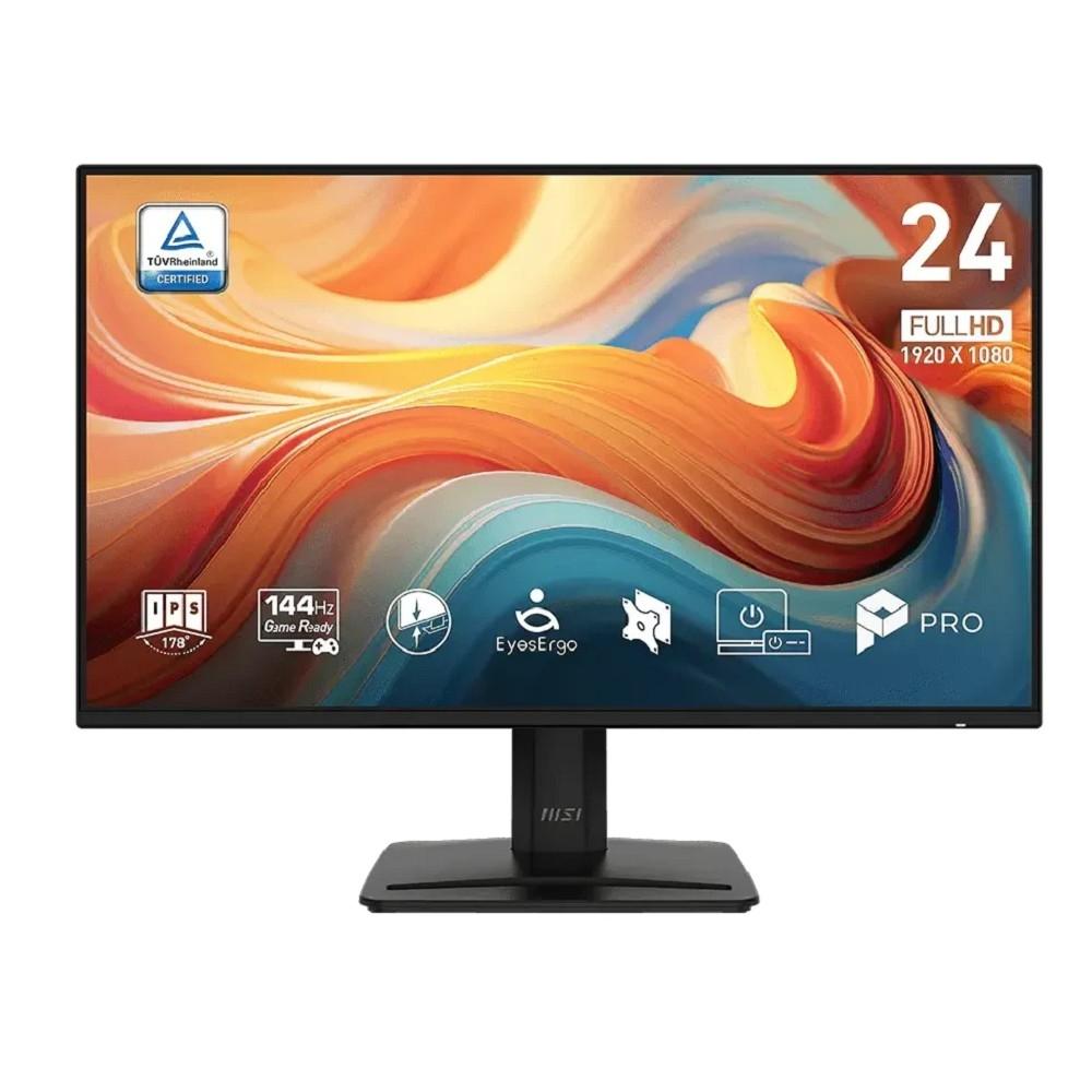 MSI PRO 23.8" MP242 E14A черный {IPS 1920x1080 144Hz 300cd D-Sub HDMI DisplayPort M/M Int} [9S6-3PD1CT-050]