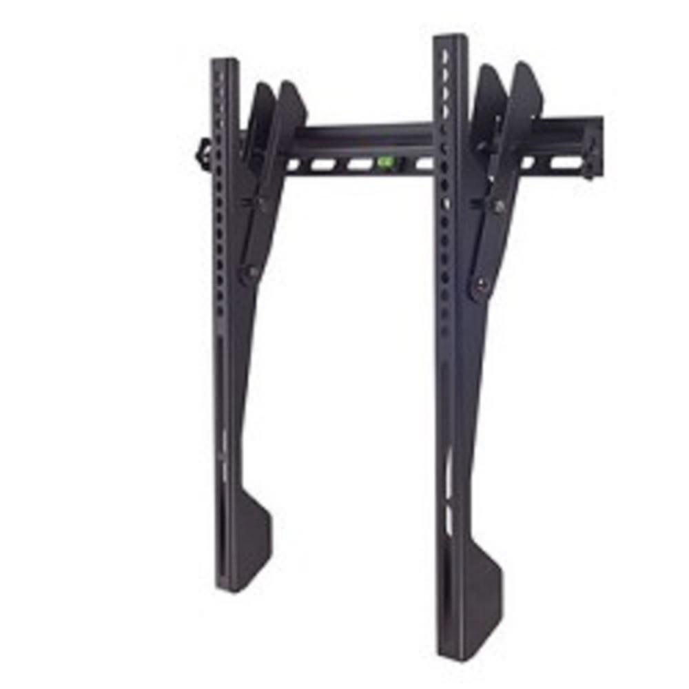 Kromax VEGA-12 black, наст. для TV 22"-65", max 50 кг, 1 ст св., нак. 0°-8°, от ст. 42 мм, max VESA 400x400 мм., 26014