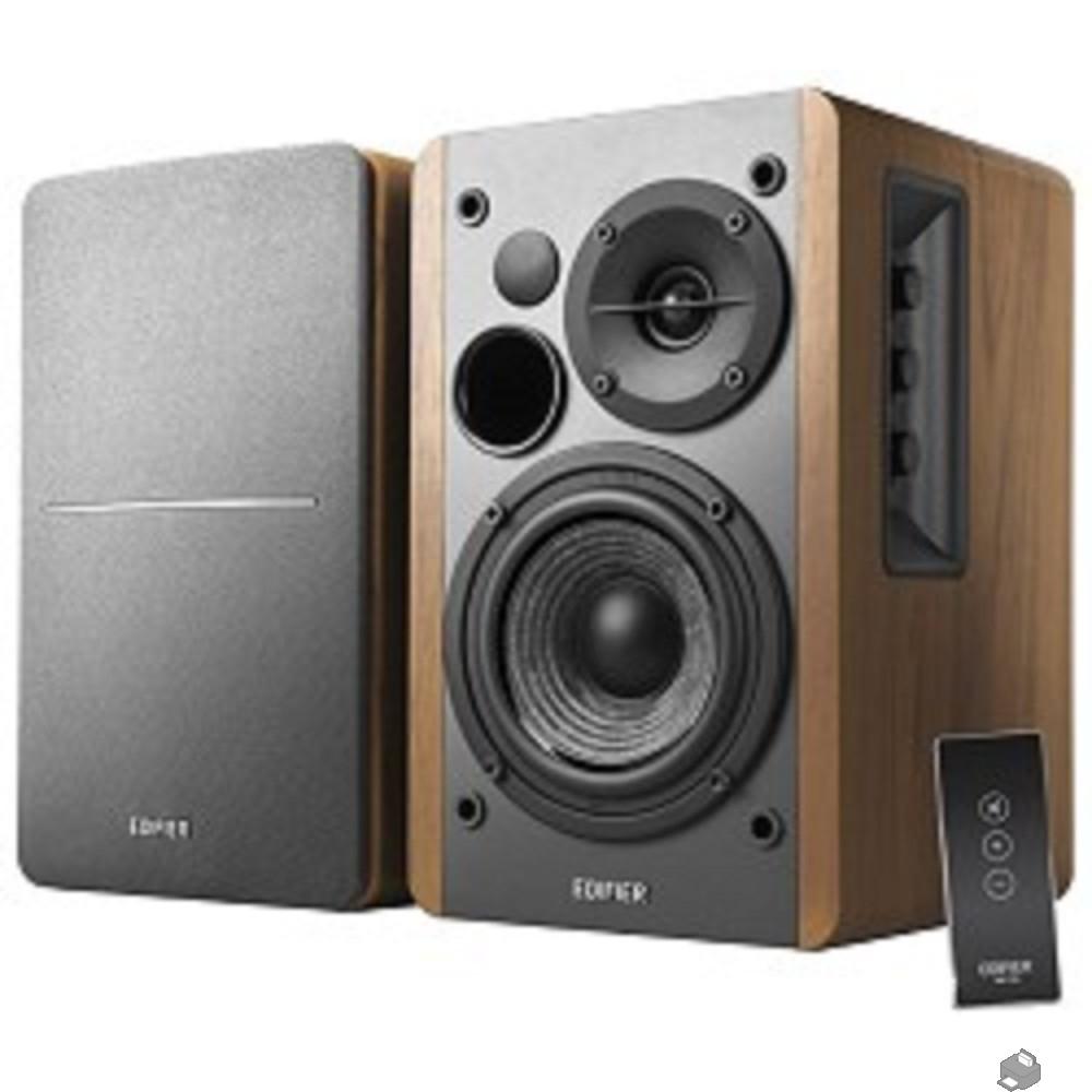 Edifier R1280T Silver/Brown {Активные, 2 x 21W RMS, 75-18000Гц, дерево, пульт ДУ}