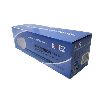 Совместимый тонер-картридж черный CF380A с чипом для HP CLJ Pro M476dn MFP/M476dw MFP/M476nw MFP 2,4K KREZ, KTH-CF380A