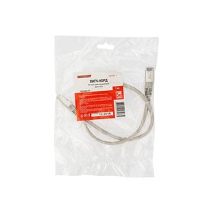 Rexant (18-8001-1) Шнур коммутационный, патч-корд F/UTP RJ45-RJ45, CAT 5e, LSZH серый, 0,5м