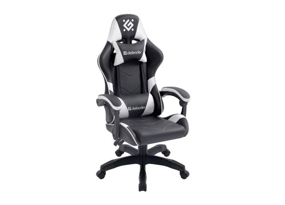 Defender Игровое кресло Companion Черный/белый,класс 3,металл,PU, 64023