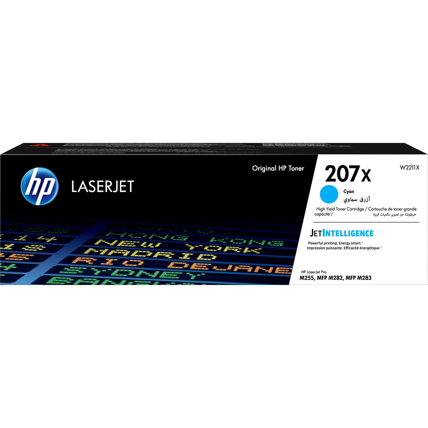 Тонер-картридж/ HP 207X Cyan LaserJet Toner Cartridge, W2211X