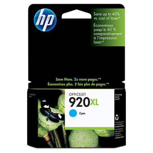 Картридж HP 920XL струйный голубой увеличенной емкости (700 стр), CD972AE