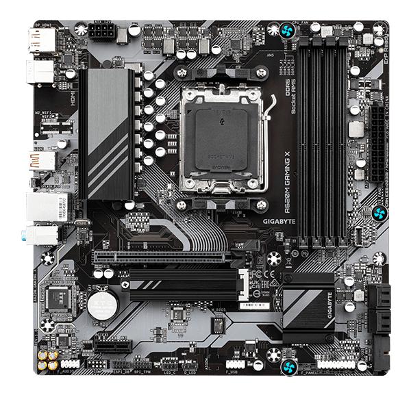 Материнская плата/ MB GIGABYTE AMD A620 sAM5, 4xDDR5(192GB), HDMI 2.1/DP, 1xPCIe 4.0x16, 1xPCIe 3.0, 1xLAN, 4xSATA 6Gb/s, 1xM.2, 1xUSB-C, 3xUSB 3.2, 2xUSB 2.0, 1xPS/2, mATX, A620M GAMING X