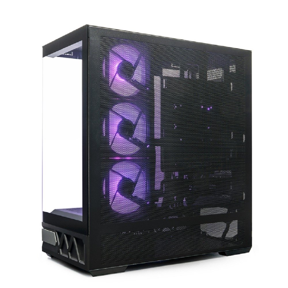 XASTRA Корпус Q700 4ARGB-C10-UC Black ATX/Aquarium/Screewless/4x120mm ARGB PWM mirror fans/Argb+PWM HUB 10port/Type C Q700-4FM12A-C10-UC