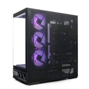 XASTRA Корпус Q700 4ARGB-C10-UC Black ATX/Aquarium/Screewless/4x120mm ARGB PWM mirror fans/Argb+PWM HUB 10port/Type C Q700-4FM12A-C10-UC