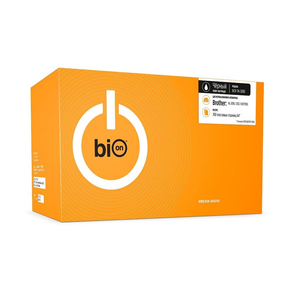 Bion BCR-TN-2080 Картридж для Brother DCP-7055/HL-2130/DCP-7055W (700  стр.), Черный, с чипом