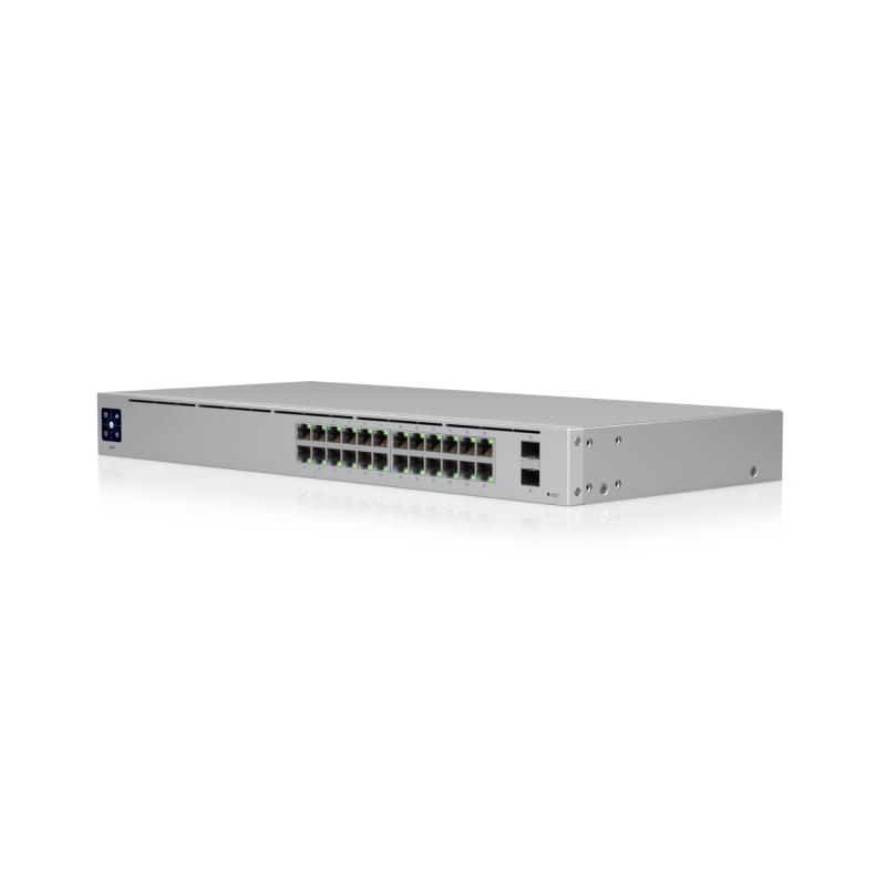 Коммутатор/ 24-port, Layer 2 switch with a silent, fanless cooling system, USW-24
