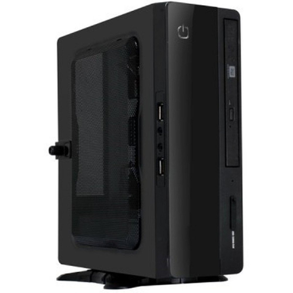 EQ101BK PM-200ATX  U3.0*2AXXX  Slim Case  (PSU Powerman) [6117414]