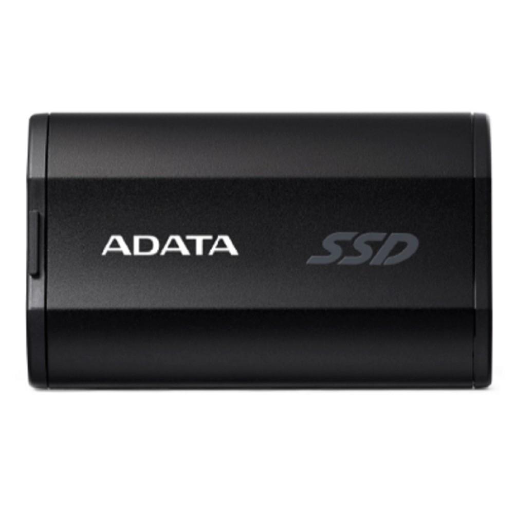 A-DATA Portable SSD 2TB SD810 External Type-C, USB 3.2 Gen2x2, up to R/W 2000/2000 MB/s, 72.7x44x12.2mm, Black (5 лет), SD810-2000G-CBK