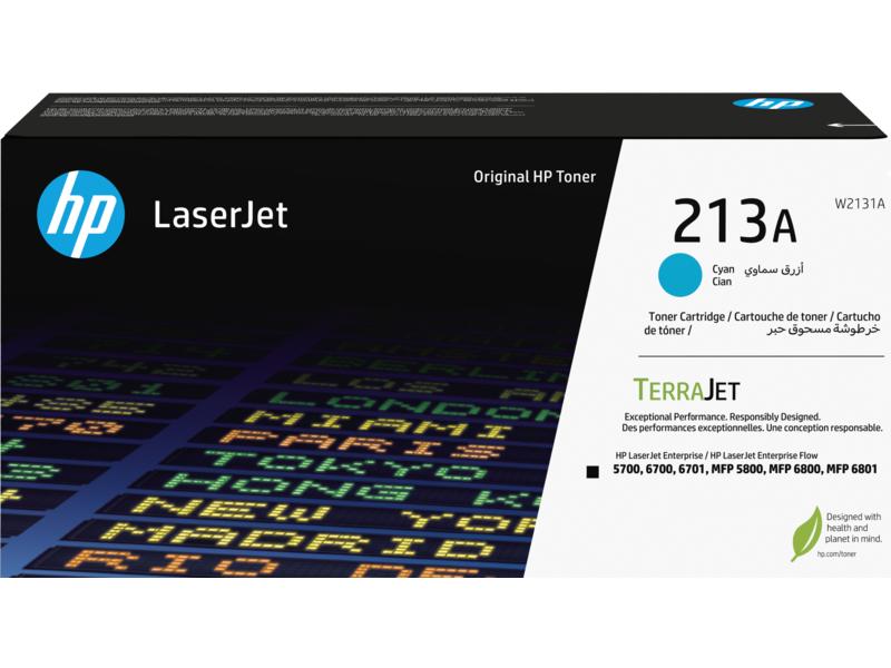 Тонер-картридж/ HP 213A Cyan Original LaserJet Toner Cartridge, W2131A