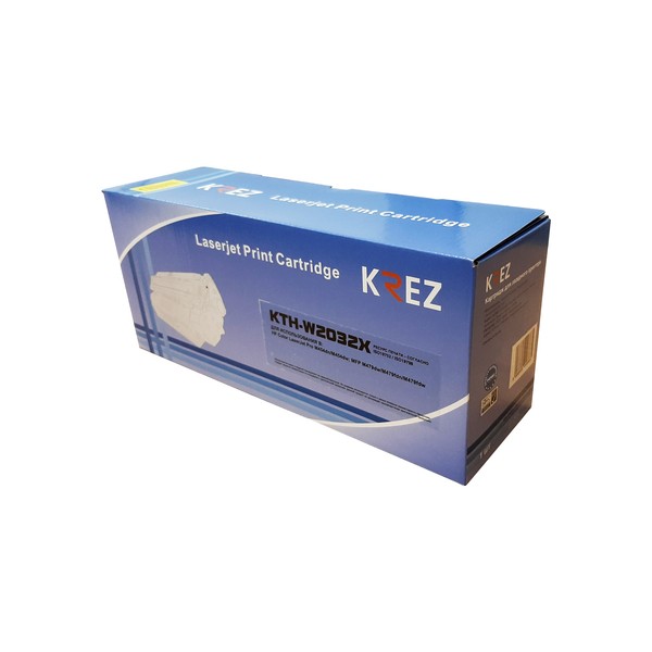 Совместимый тонер-картридж желтый  W2032X с чипом для НР LJ Pro M454/MFP M479/M480f, 6К KREZ, KTH-W2032X