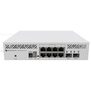 MikroTik CRS310-8G+2S+IN Коммутатор управляемый, 8*1gbit RJ45, 2*SFP+, indoor, rOSv7