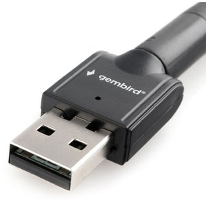 Gembird Сетевой адаптер WiFi 150 Мбит, с антенной, USB, 802.11b/g/n, RTL8188 (WNP-UA-010)