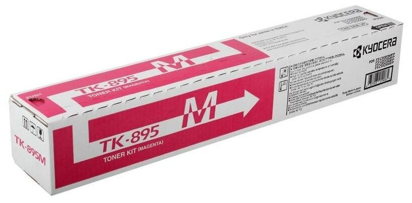 Тонер-картридж TK-895M 6 000 стр. Magenta для FS-C8020MFP/C8025MFP, 1T02K0BNL0