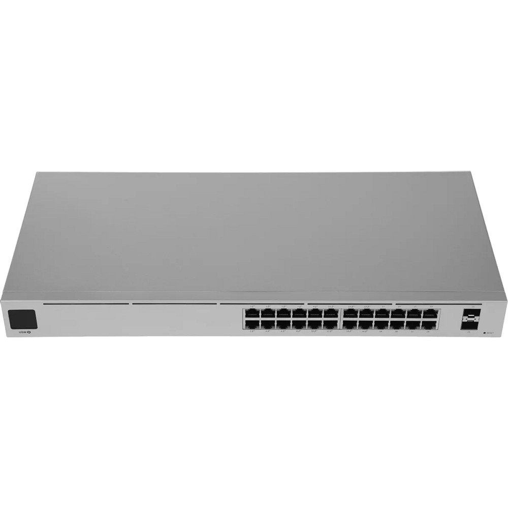 UBIQUITI USW-24-POE PoE-коммутатор в стойку, 24х 1G RJ45, 2х SFP, раздача 95 Вт