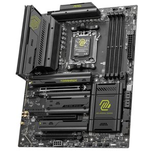 Материнская плата MSI MAG X870E TOMAHAWK WIFI X870, AM5, 4*DDR5, 3*PCIEx16, 4*M.2, 4*TypeC, 2*USB3.2Gen2, 7*USB3.2Gen1, 8*USB2.0, 4*SATA3.0, 5G, Type-C DP, HDMI, ATX, RTL