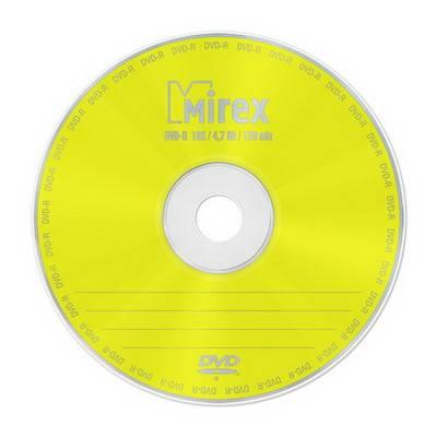 Диск DVD-R Mirex 4.7 Gb, 16x, Slim Case (5), (5/200), UL130003A1F