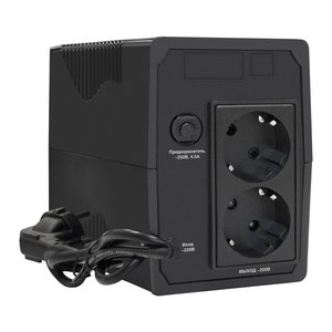 Exegate EX292776RUS ИБП ExeGate Power Smart ULB-800.LCD.AVR.2SH <800VA/480W, LCD, AVR, 2*Schuko, металлический корпус, Black>