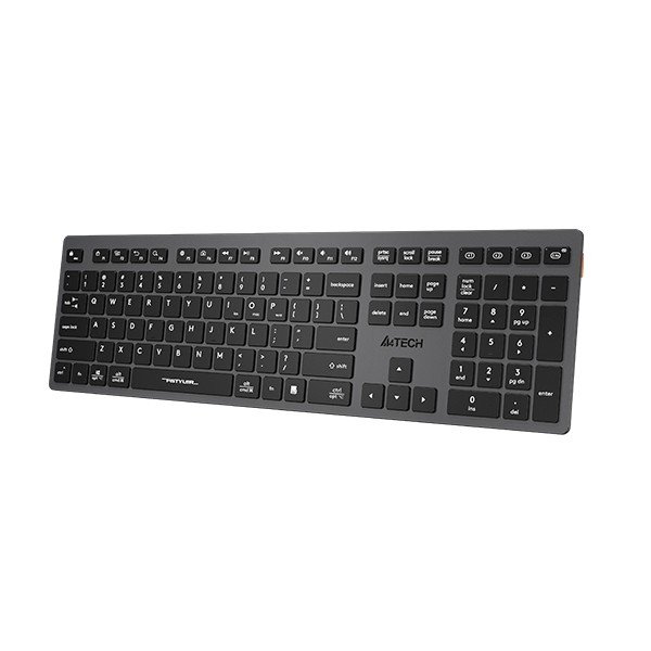 Клавиатура A4Tech Fstyler FBX50C серый USB беспроводная BT/Radio slim Multimedia (FBX50C GREY)