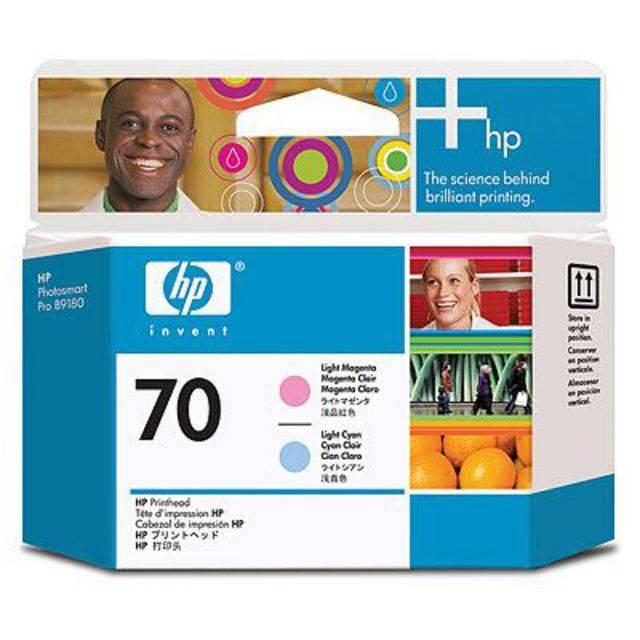 Печатающая головка HP 70 светло-пурпурная и светло-голубая (16000 стр), C9405A