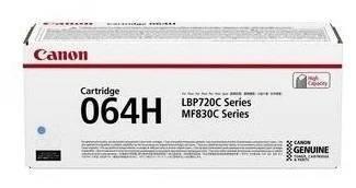 Картридж CANON 064H C голубой, увеличенной емкости  10 400 стр, 4936C001