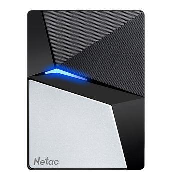 SSD накопитель Netac Z7S 960GB USB 3.2 Gen 2 Type-C External SSD, R/W up to 550MB/480MB/s,with USB-C to USB-A cable and USB-A to USB-C adapter 3Y wty, NT01Z7S-960G-32BK