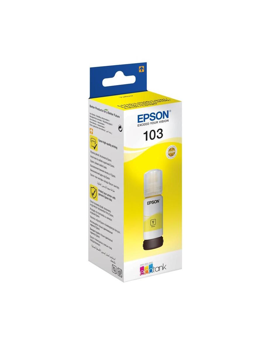 Контейнер с желтыми чернилами Epson  для L3100/3101/3110/3150/3151, C13T00S44A