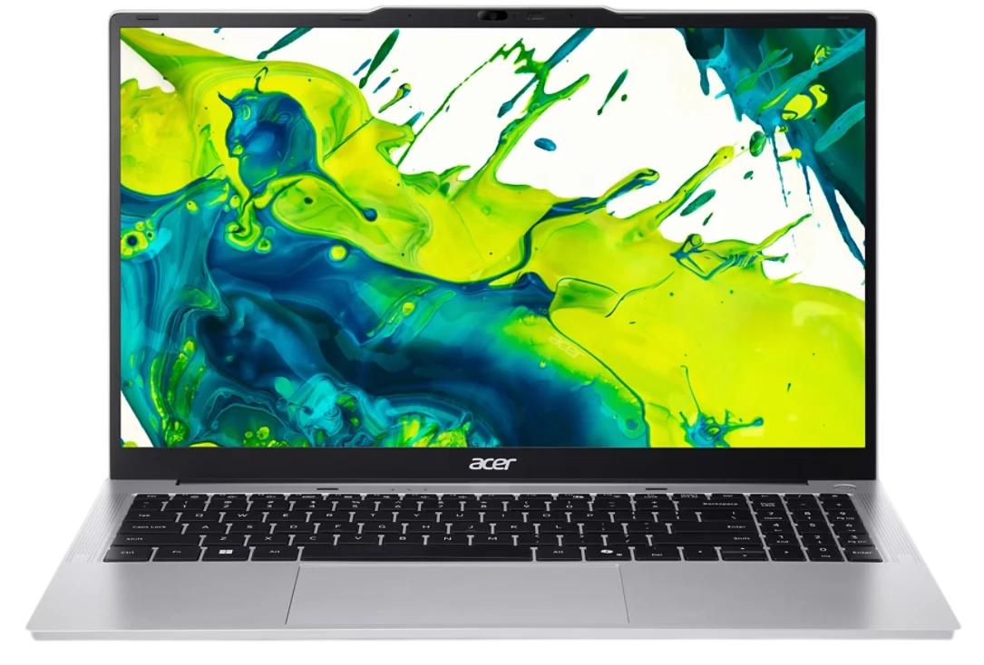 Ноутбук/ ACER Aspire Lite AL15-72P-598M 15.6"(1920x1080 (матовый) IPS)/Intel Core i5 13420H(2.1Ghz)/16384Mb/512PCISSDGb/noDVD/Int:Intel HD/Cam/BT/WiFi/50WHr/war 1y/1.5kg/Silver/NoOS, NX.D5HEX.006