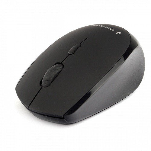 Gembird MUSW-354 {Мышь беспроводная, черный, бесш.клик, soft touch,3кн.+колесо-кнопка, 2400DPI, 2,4ГГц}