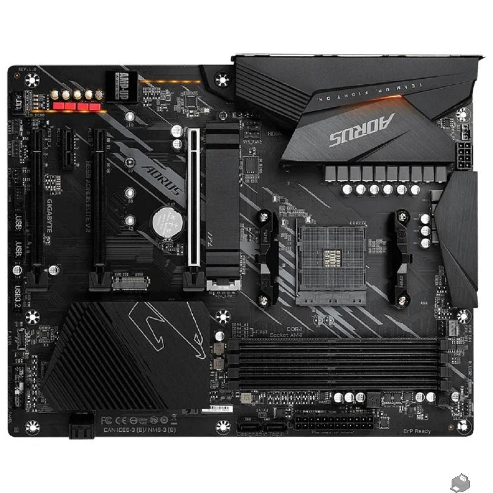 Gigabyte B550 AORUS ELITE V2 {Soc-AM4 AMD B550 4xDDR4 ATX AC`97 8ch(7.1) 2.5Gg RAID+HDMI+DP}