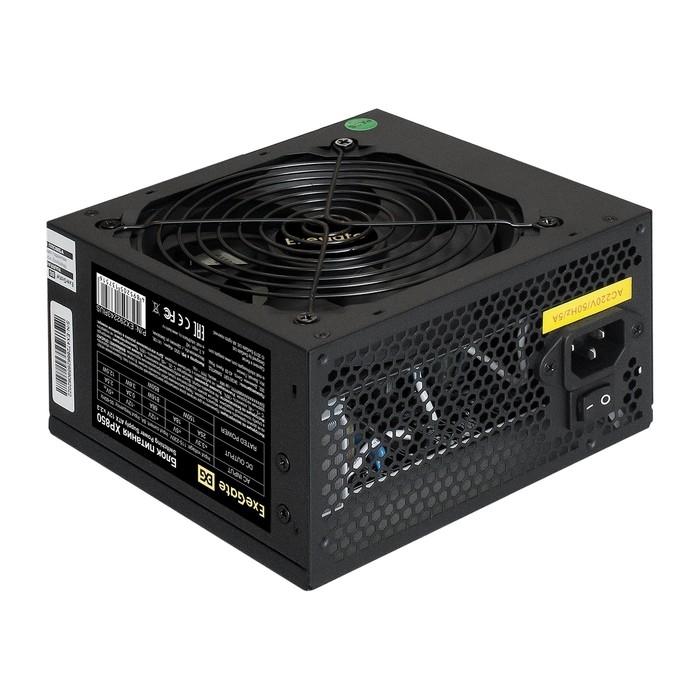 Exegate EX292243RUS Блок питания 850W ExeGate XP850 (ATX, 12cm fan, 24pin, 2x(4+4)pin, 2xPCI-E, 5xSATA, 3xIDE, black)