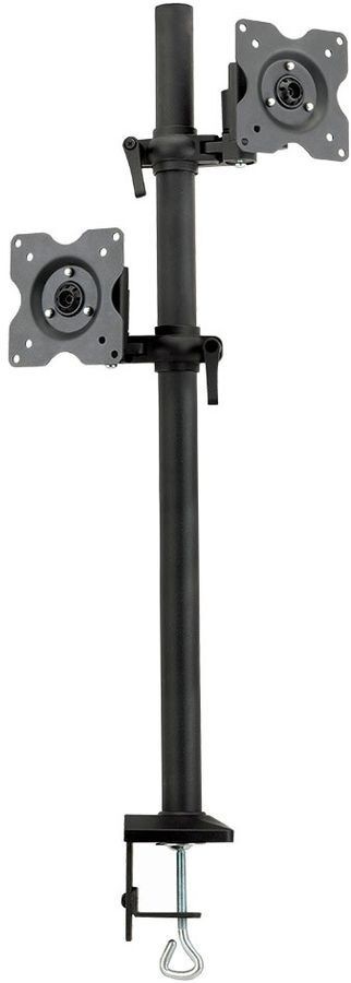 Kromax OFFICE-5 серый 15"-32" макс.12кг настольный поворот и наклон [20223] (632282)