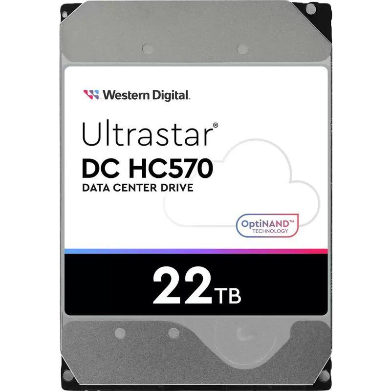 Жесткий диск/ HDD WD SAS Server 22Tb Ultrastar DC HC570 7200 12Gb/s 512MB 1 year warranty (replacement WUH722020BL5204, MG10SCA20TE, ST20000NM002D, ST20000NM007H), WUH722222AL5204