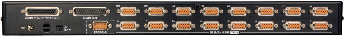 Переключатель консоли электронный, 16 портов USB/ 16 PORT PS/2-USB KVMP SWITCH W/1.8M W/23, CS1716A