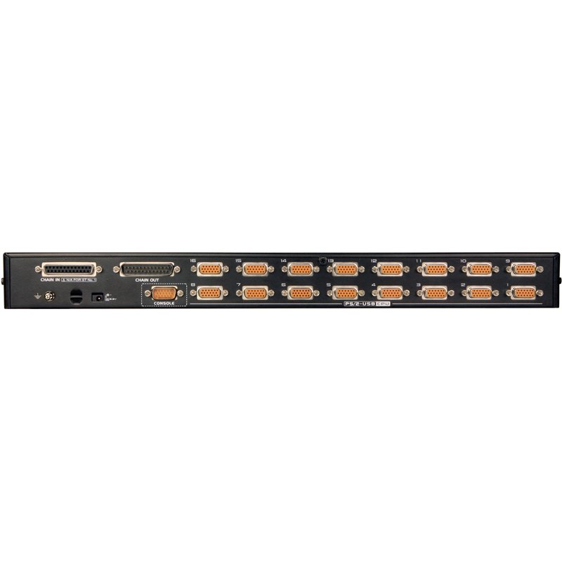 Переключатель консоли электронный, 16 портов USB/ 16 PORT PS/2-USB KVMP SWITCH W/1.8M W/23, CS1716A