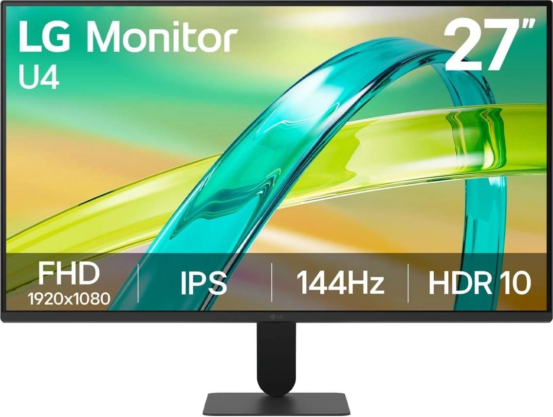 МОНИТОР 27" LG 27U411A-B Black (IPS,1920 x1080, 120Hz, 5 ms, 178°/178°, 250 cd/m, 1500:1, +HDMI 2.0, +D-Sub), 27U411B-B.ARUZ