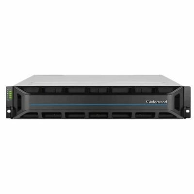 Система хранения данных Infortrend EonStor GS 3000T 2U/24bay U.2 NVMe, Dual controller,4xSFP28,4x host board,6x8GB,2x(PSU+FAN),2x(SuperCap.+Flash),24xdrive trays,1xRM kit (GS 3024URT2) include 2x3.84Tb SSD HNBKSRP43841, GS3024URT200G-8U32.