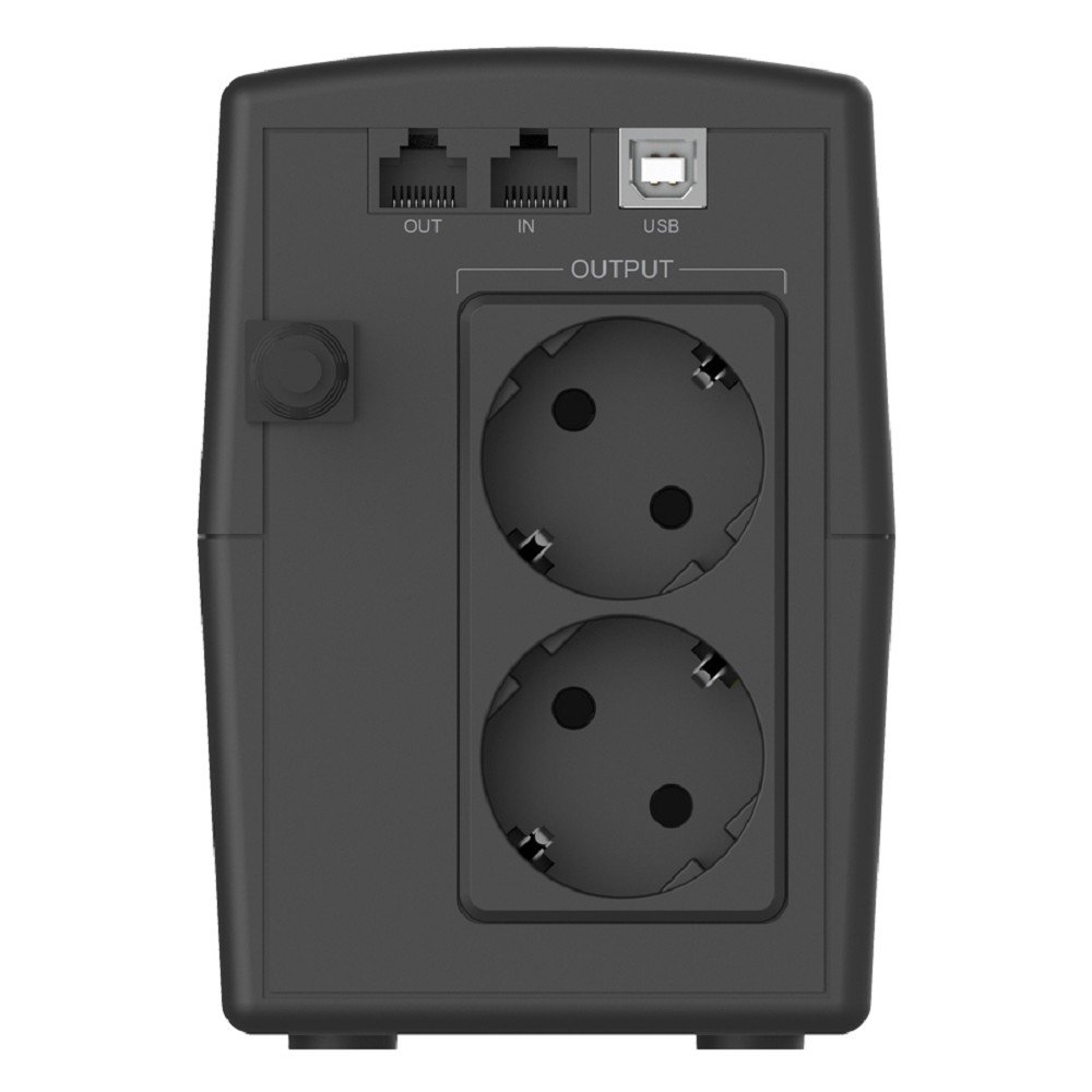 ИБП CBR QUANTUM QTM-850 [Line Interactive 850 VA / 480 W, 2 x EURO, HID-USB, RJ45] (QTM-850T-2F-LCUC)