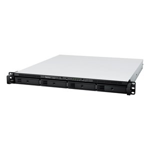 Synology RS822+ Сетевое хранилище (1U,4x3.5"/2.5" HDD, 4-core 2.2 GHz, 2 GB DDR4 ECC SODIMM, 4xGbE LAN) 