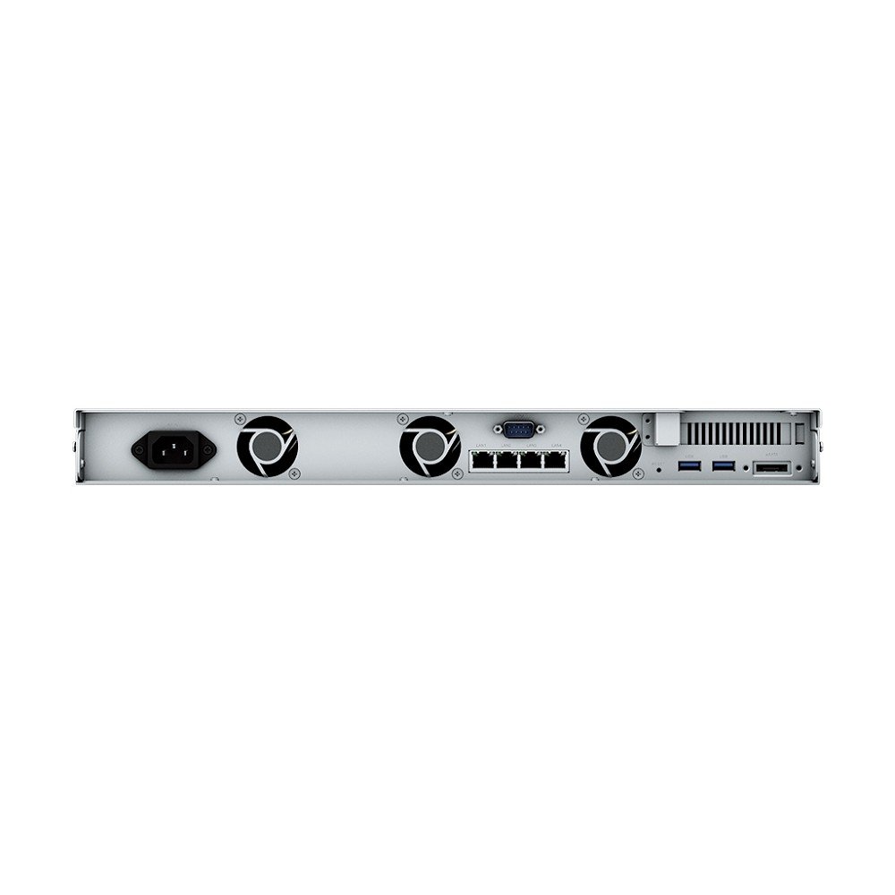 Synology RS822+ Сетевое хранилище (1U,4x3.5"/2.5" HDD, 4-core 2.2 GHz, 2 GB DDR4 ECC SODIMM, 4xGbE LAN) 