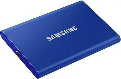 Твердотельный диск 2TB Samsung Т7 Portable MU-PC2T0T, V-NAND, USB 3.2 Gen 2 Type-C  [R/W - 1000/1050 MB/s], MU-PC2T0T/WW