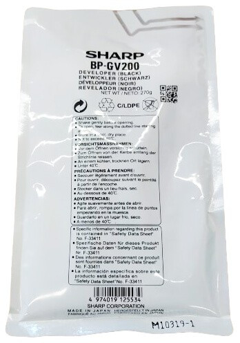 Девелопер Sharp BP20M22/BP20M24 (75K)  BP20M31/30M28/30M31/30M35 (100k) BPGV200