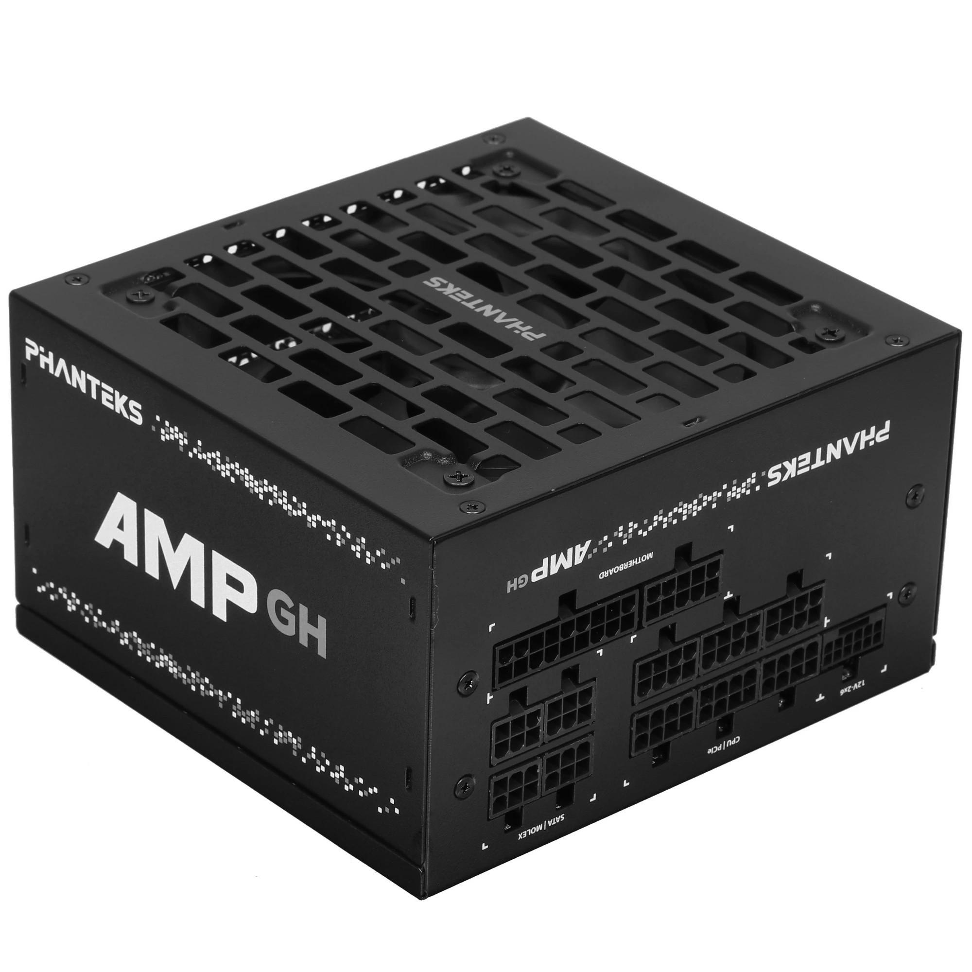 PHANTEKS Блок питания AMP GH 1000W (80 Plus Platinum, ATX 3.1, PCIe 5.1, APFC, 120mm Fan, Fully Modular, Black) / PH-P1000GR_BK01