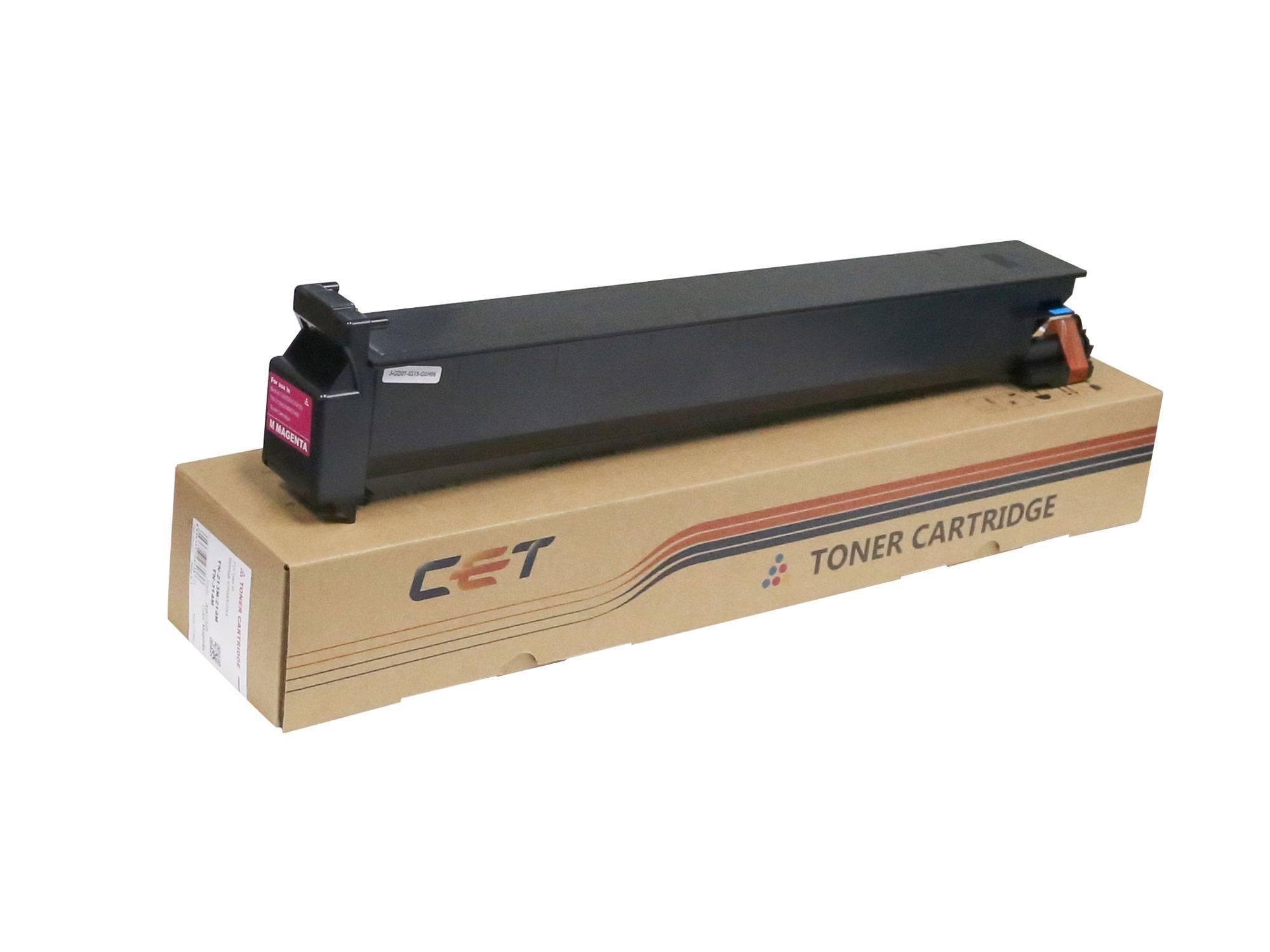Тонер-картридж для KONICA MINOLTA Bizhub C200/C203/C253/C353 Magenta, 360г, 20000 стр. (TN-213M/TN-214M/TN-314M) CET, CET6803