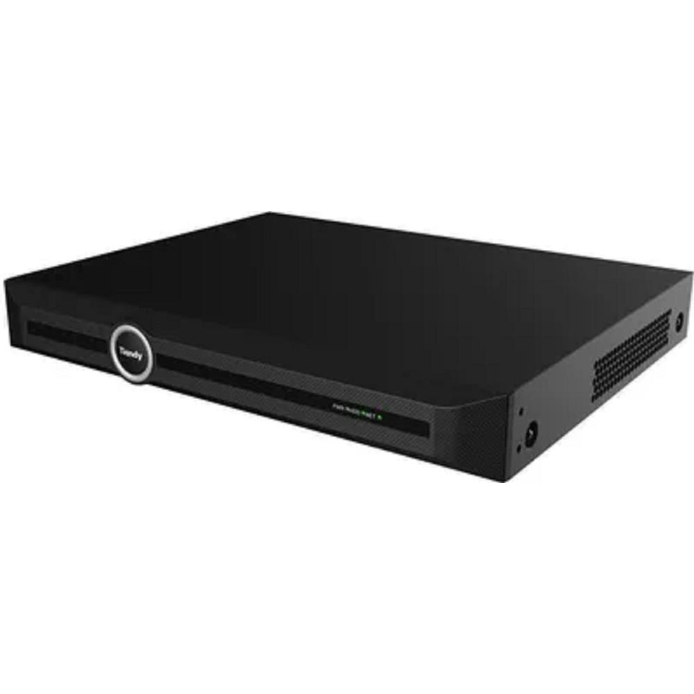 TIANDY TC-R3232 4HA NVR; 32 каналов; битрейт 160Мбит/с(NVR AI вкл: 120Мбит/с)/80Мбит/с; декодирование камер до 16Мп; однопотоковая запись; подключение сторонних камер по ONVIF (PROFILE S/T), RTSP; 2?S
