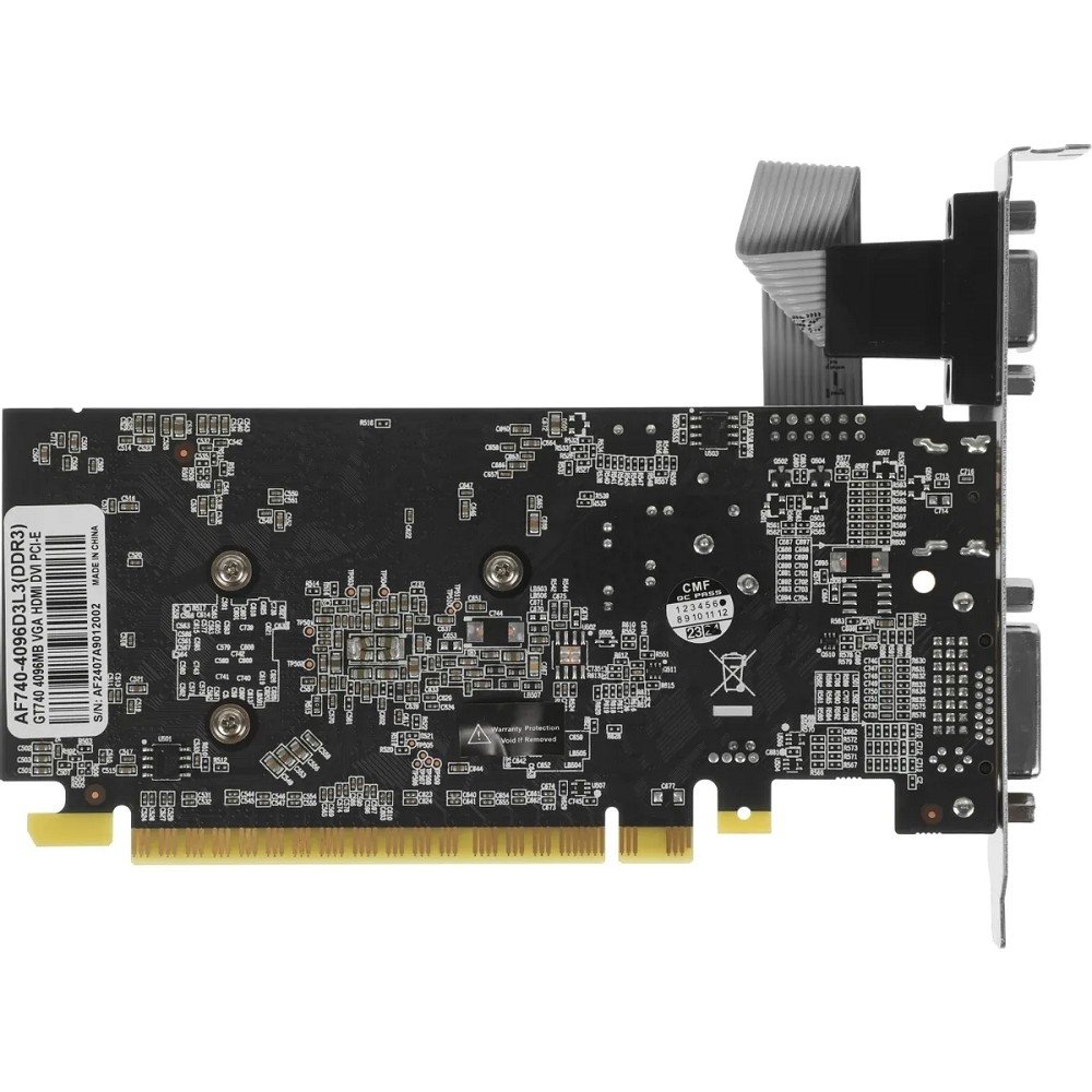 Видеокарта AFOX  PCIE16 GT740 LP 4GB GDDR3 AF740-4096D3L3